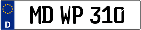 Truck License Plate